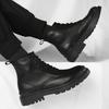 Herren Echtleder Stiefeletten Neue Herren Wüstenstiefel 2024 Trend Herrenschuhe All-Match High Top Herren Outdoor Motorradstiefel