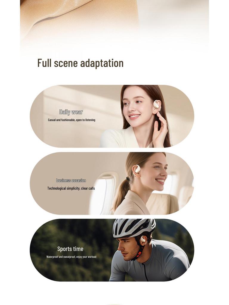 New Smart AI Translation Bluetooth Over-Ear M120 Sports Earbuds with Ultra-Long Battery Life
