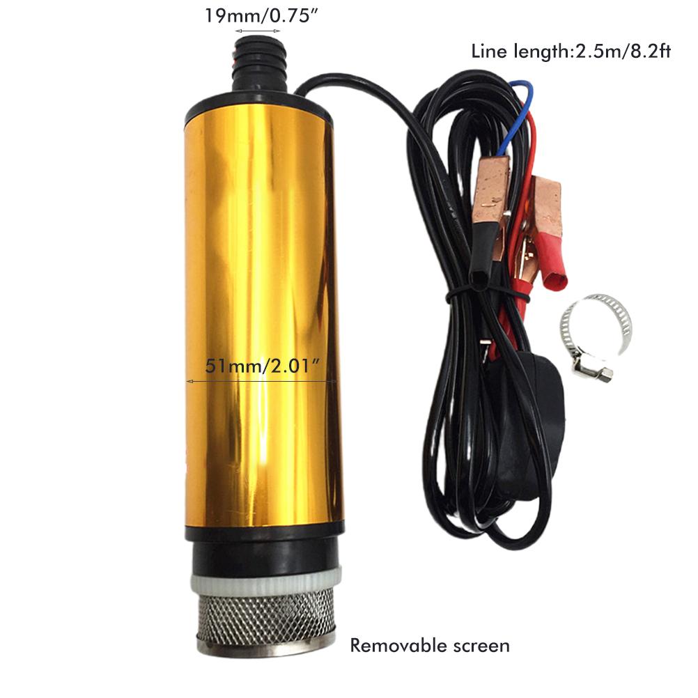 12V Elektrisk Pumpe Dieselpumpe Drivstoffpåfyllingsdispenser Antiseptisk Drivstoffpåfyllingsmaskinsett