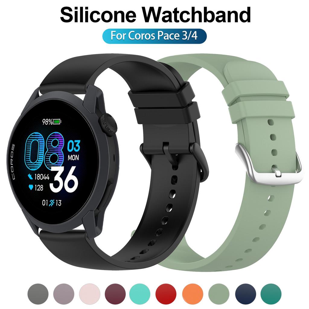 20mm/22mm Silicone Bracelet Band for Coros Pace4 Pace3 Pace2 Watchband Smartwatch Belt Wristband Correa for Coros Apex4 42mm