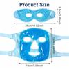 Colding Ice Face Mask & Cooling Eye Mask for Puffy Eyes Gel Bead Eye Mask Facial Care Tools for Facial Relaxation Gift For Women