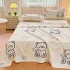 1pc Bed Sheets Cartoon Style Flat Sheet Skin-friendly Bed Linen Home Printed Bedsheet Lençol (No Pillowcase)