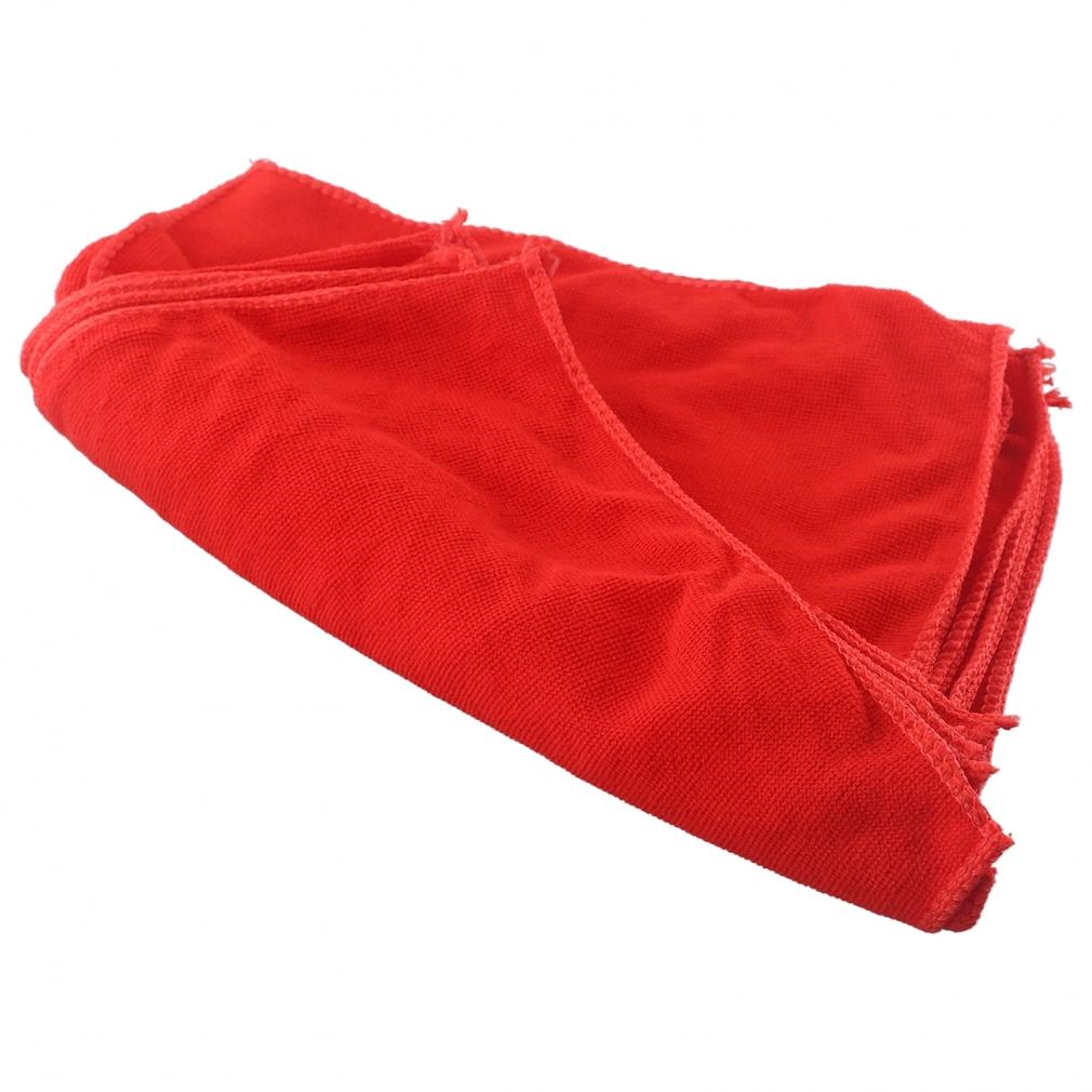 Towels 10Pcs Microfiber Polyester Car Cleaning Cloth Kitchen Accessories