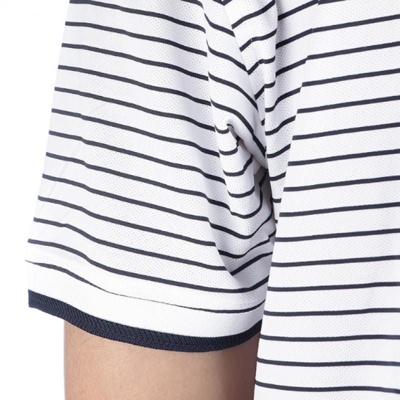 Zippor Men S STriped Polo Golf ShorT Sleeve T ShirT