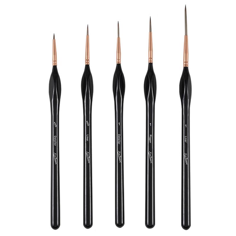 Ultra-Fine Line Brush Set Nylon Hook Pen Fine Point For Acrylic Watercolor Drawing Oil Painting Tools Kit
