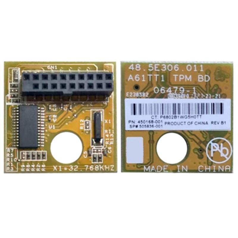 Industrial Authentic TPM Remote Module 505836-001 Trusted Platform Module 450168-001 Compact Size Circuit Board for DIY