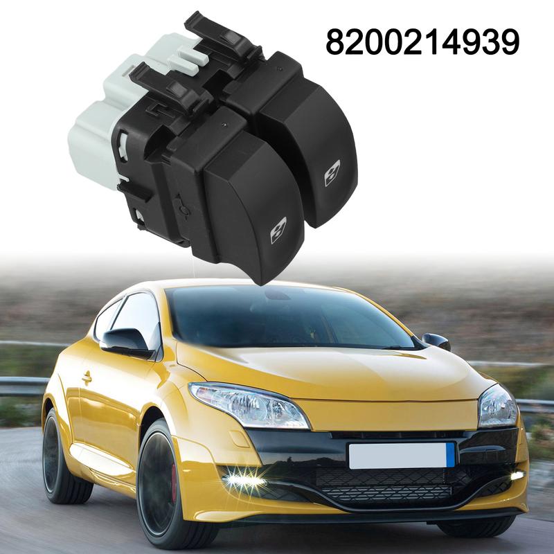 Car Window Lift Control Button for Renault For Clio 3 OEM Part Number 8200214939 Compatible Window Switch for Vehicles