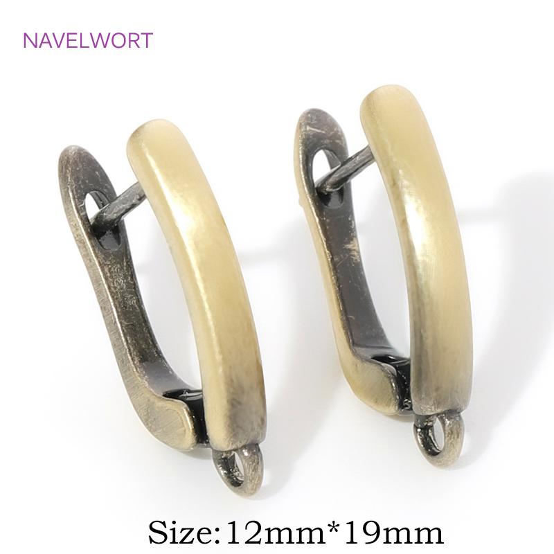 Fasteners For Earring Antique Bronze Shvenzy Earwires Brass Earring Hooks Earring Fixtures For DIY Earrings Making Accessories