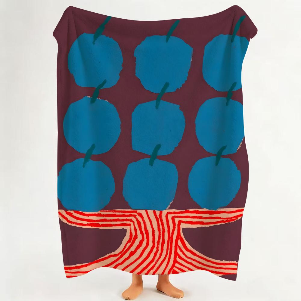 Illustrator M Matias Larrain Throw Flannel Throw Blanket Suitable for Sofa Living Room Bedroom