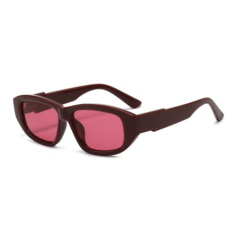 

2026 Men s and Women s Fashion Luxury Sunglasses High-End Street Style Sunglasses Outdoor Travel and Beach Vacation Sunglasses красный