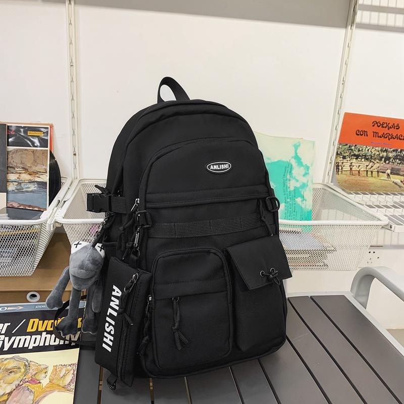 Japanischer Retro-Werkzeugschulranzen für Mittelschüler mit großem Fassungsvermögen