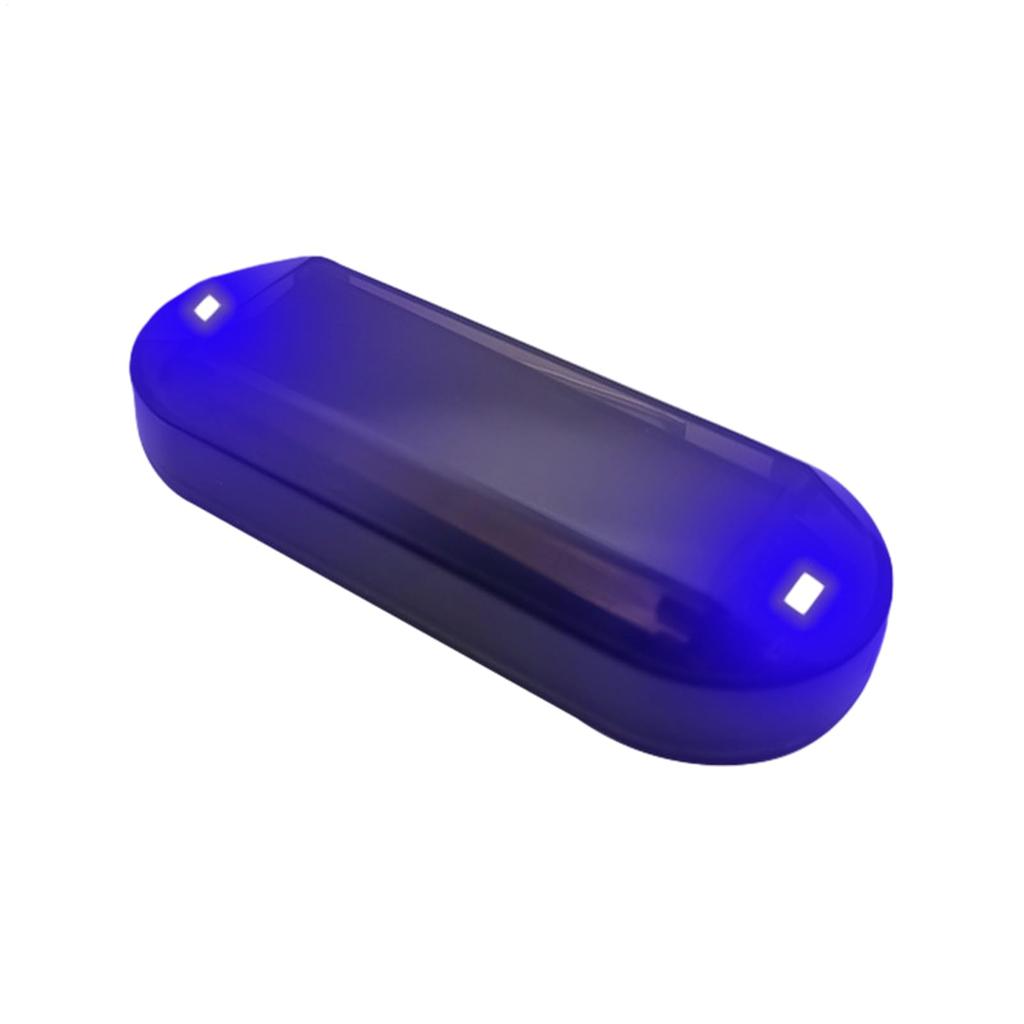 4pcs Solar Powered Dummy Car Alarm, Fake LED Flashing Car Alarm To Prevent Solar