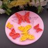 Cake Decoration Molds Kitchen Baking Oval Shape Butterfly Pattern Fondant Chocolate Candy Silicone DIY Molds Kitchen Accessories