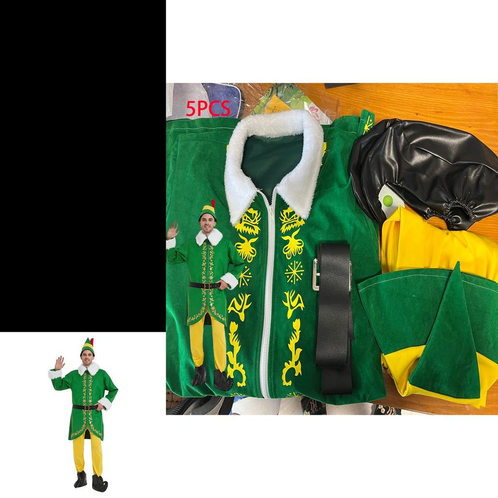 Costumi Cosplay da Elfo di Halloween per Uomo Perfetti per Natale e Feste a Tema