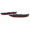 2 PCS Car Rear Bumper Light(LH+RH)Brake Light Warning Light As Shown ABS For Equinox