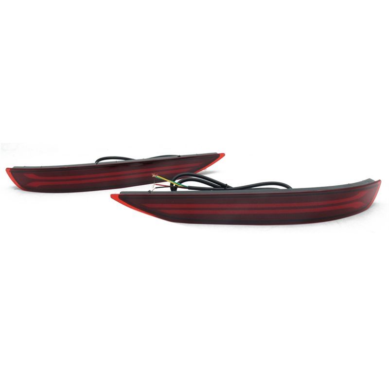 2 PCS Car Rear Bumper Light(LH+RH)Brake Light Warning Light As Shown ABS For Equinox