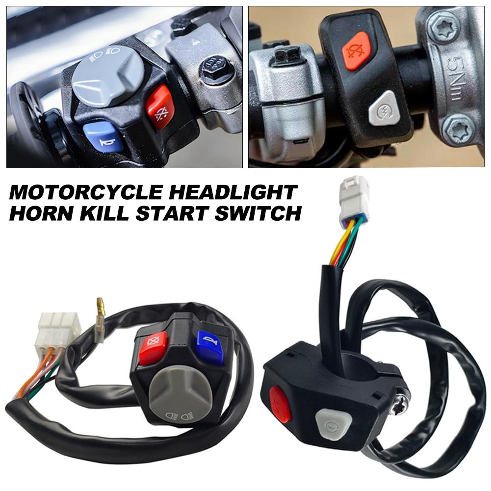 For KTM HUSQVARNA GAS GAS EC250-300 EC250F/350F 21-23 TE 125 14-16 TE 150 17-19 TE 250 EXC Motorcycle Headlight Horn Kill Switch