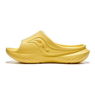 Cradle Lässiger Komfort Rutschfeste Pantoletten Unisex-Sandalen Gelb S28901-12