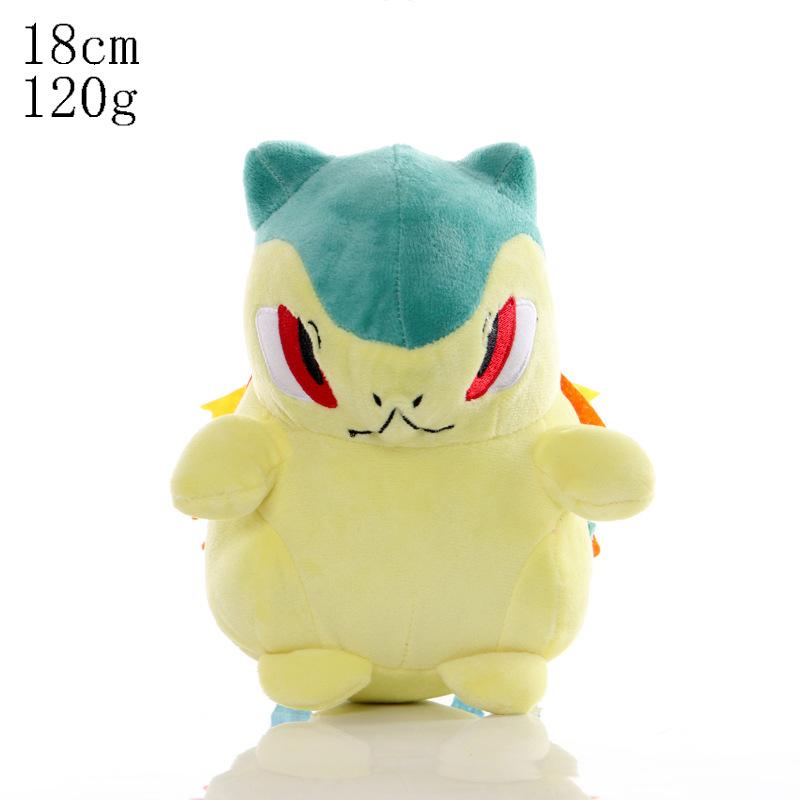 15-26cm Plush Toys Pikachu Charmeleon Snorlax Bulbasaur Gengar Umbreon Mewtwo Anime Cartoon Plush Dolls Children's Gifts