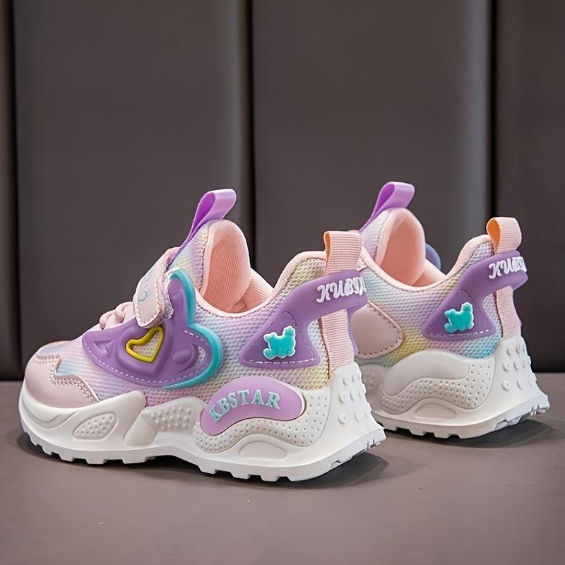 [New Girls Sports Shoes] Breathable Net Mesh Girls Sports Casual Shoes | Fashionable and Versatile Anti-slip New