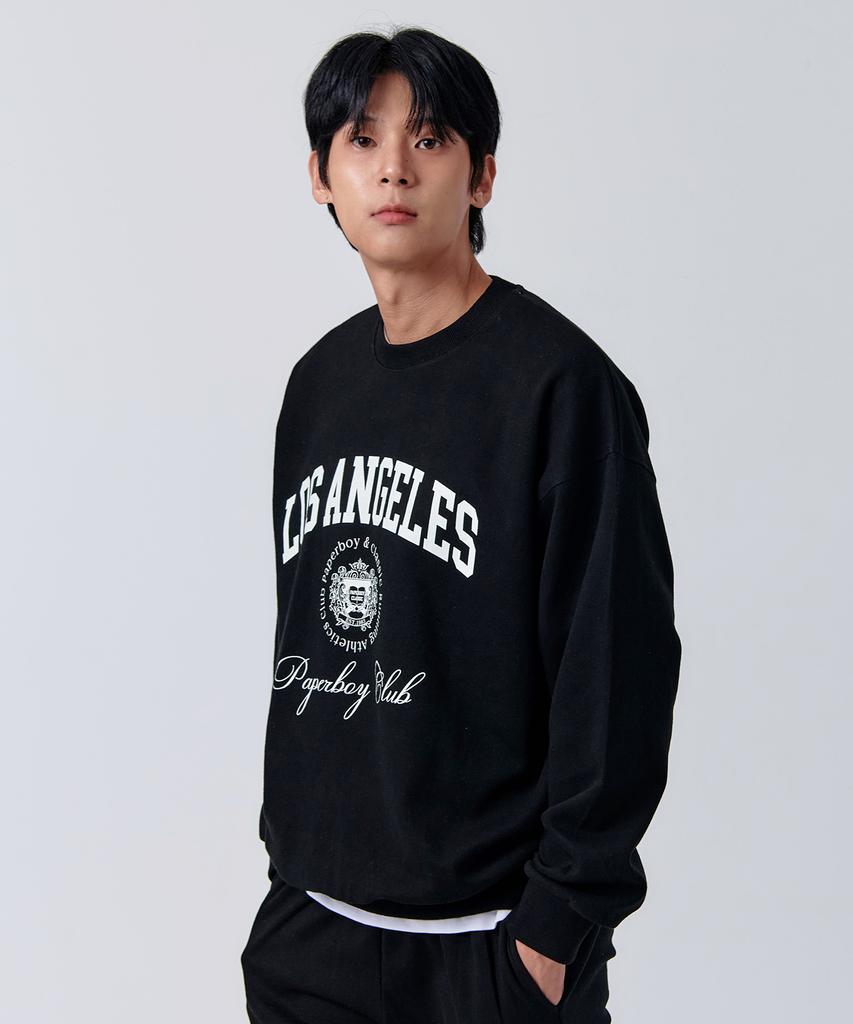 PAPERBOY Los Angeles Sweatshirt-Black