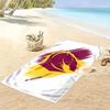 Brisbane Power Print Beach Towel, Large Soft Quick Dry Towel for Beach Camping Swimming