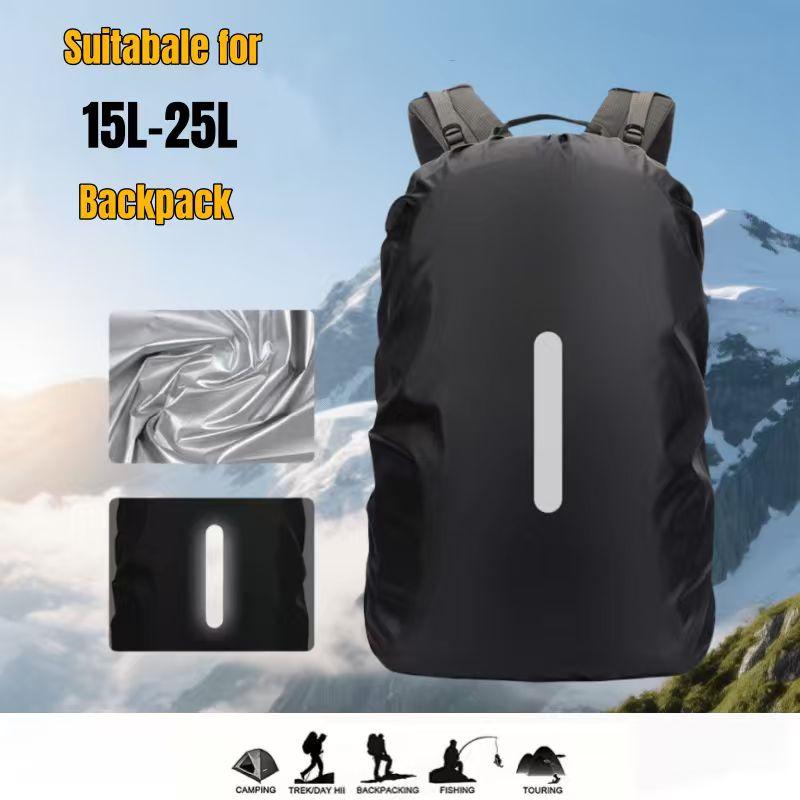 Outdoor Sport Waterproof Backpack Cover Night Cycling Reflective Bag Cover Outdoor Camping Hiking Anti-Theft Ultralight Bag Case