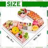 1pc Number Candy Box Snack Box Creative Graduation Fruit Platter Sum Snack Plate