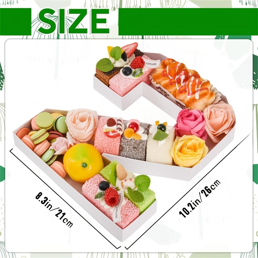 1pc Number Candy Box Snack Box Creative Graduation Fruit Platter Sum Snack Plate