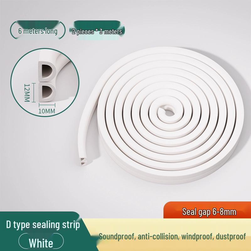 Těsnící lišta okna typu O z voděodolného a zvukotěsného UPVC pro dovnitř otevíraná okna