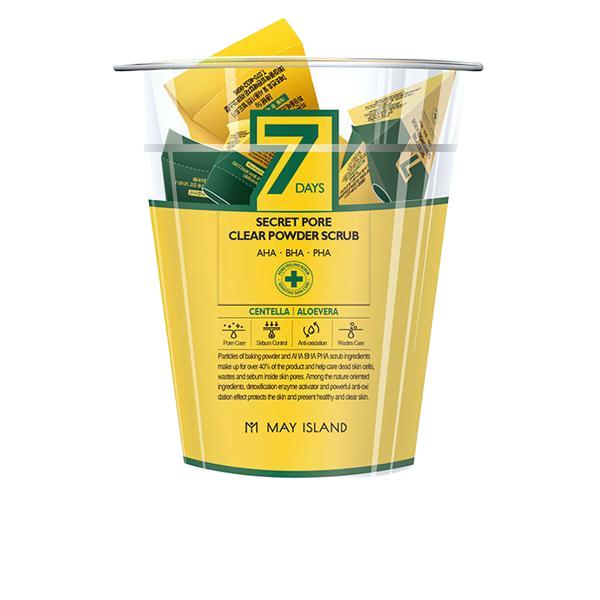 May Island (s1) 7 Days Secret Pore Clear Powder Scrub (5g*12ea) 1 Pack