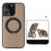 Applicable To Apple 17 ProMax Magnetic Phone Case Rotating Bracket IPhone 16 Yashi Leather Anti Fall Protection Case