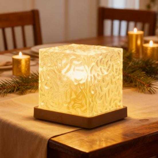 Ocean Wave Projection Lamp 16 Colors Water Ripple Ambient Night Light for Bedroom Kids Room Meditation Yoga Home Decor