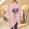 2025 Summer Women's European Style Loose Fit White T-shirt with Short Sleeves