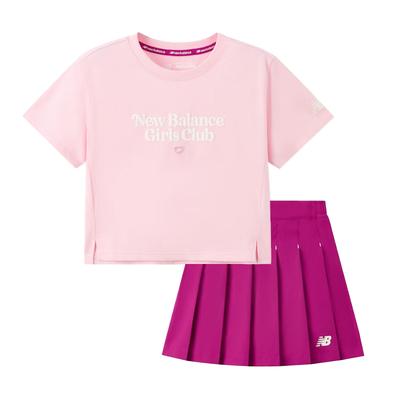 Children Aged 3 7 Years Old Skirt Set 2 Piece Set 2SF2E172-LPK