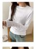 2025 New Slimming Round Neck Long-Sleeve Top for Women