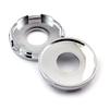 4 Pieces Silver Outer Diameter 63mm Inner Diameter 59mm Hub Base Wheel Center Hub Cap for HRE