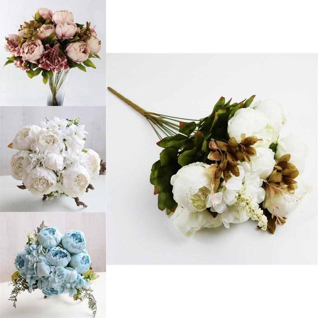 Fake Silk Peonies For Beautiful Bridal Bouquets And Centerpieces**