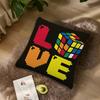 Game RRubik CCube Pillow Case Living Room Accent Couch Back Support Square Lounge Restful Nap Companion ?