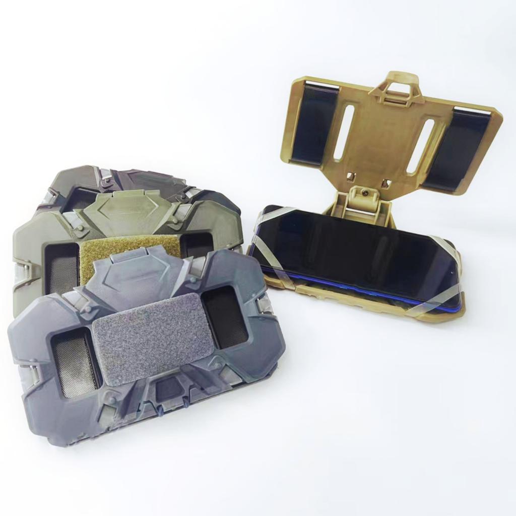 Outdoor Sport Taktisches MOLLE Faltbares Navigationsbrett Airsoft Kartenhülle Admin Panel Handyhalter für Bildschirmgröße 4,7-6,7 Zoll