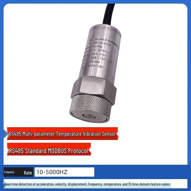 P115 RS485 Multi-Parameter Temperature Vibration Displacement Sensor
