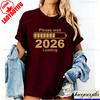 Please Wait 2026 Loading Funny New Year Progress Bar Tees Gift Family Party Cosy Season Cotton Shirts for Women Graphic T Shirts