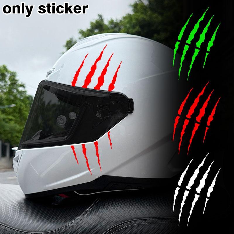 1PC Ghost Claw Motorcycle Helmet Stickers Waterproof for Motorbike Fuel Tank Electric Scooter DIY Decorative Vinyl Decals