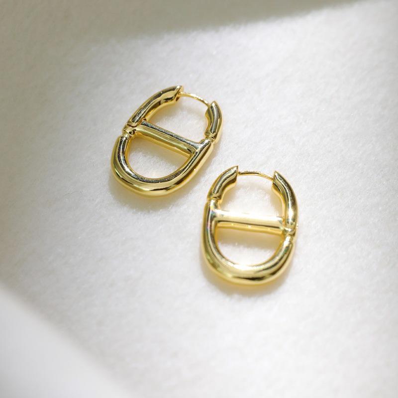 

Геометрические серьги для носа с серебряным покрытием S925 — простые, модные, в стиле хип-хоп для женщин