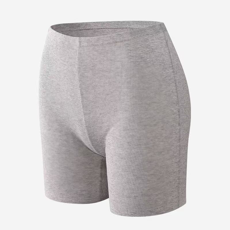 Women's Summer Thin Sports Yoga Traceless Ice Silk Anti Glare Safety Underwear