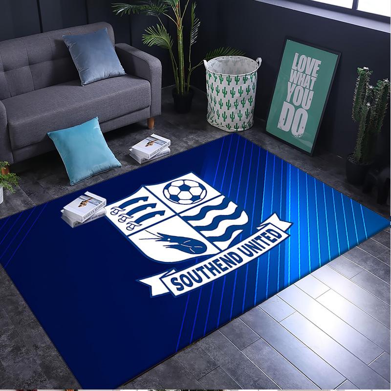 1PC rug Southend Crest Design Carpet, Chair Rug,Area Rug for Office Bedroom living rooms bedroom, Doormat decor Christmas fan gifts