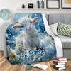 White Goat Customize Your Name Blanket Warm Comfortable And Soft Blankets Are Suitable For Home Lunch Break Blanket Office Sofa Sofa Gift To Relatives