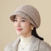 New Basin Hat, Fleece Thickened Warm Knitted Hat, Windproof Ear Protector, Fashionable Wool Hat