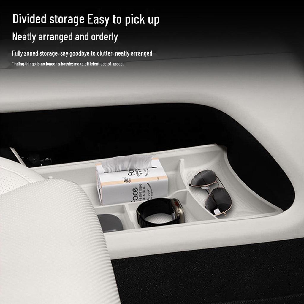 Silicone Divider Storage Box for I8 Center Console - Fits 25 Models