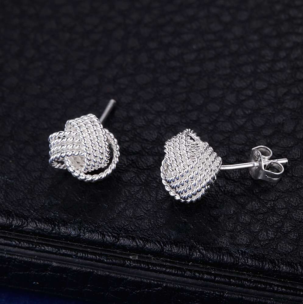 NEW 925 Sterling Silver Earrings Hot Hearts for Women Exquisite Student Girlfriend Jewelry Accessories Wedding Fashion Gift